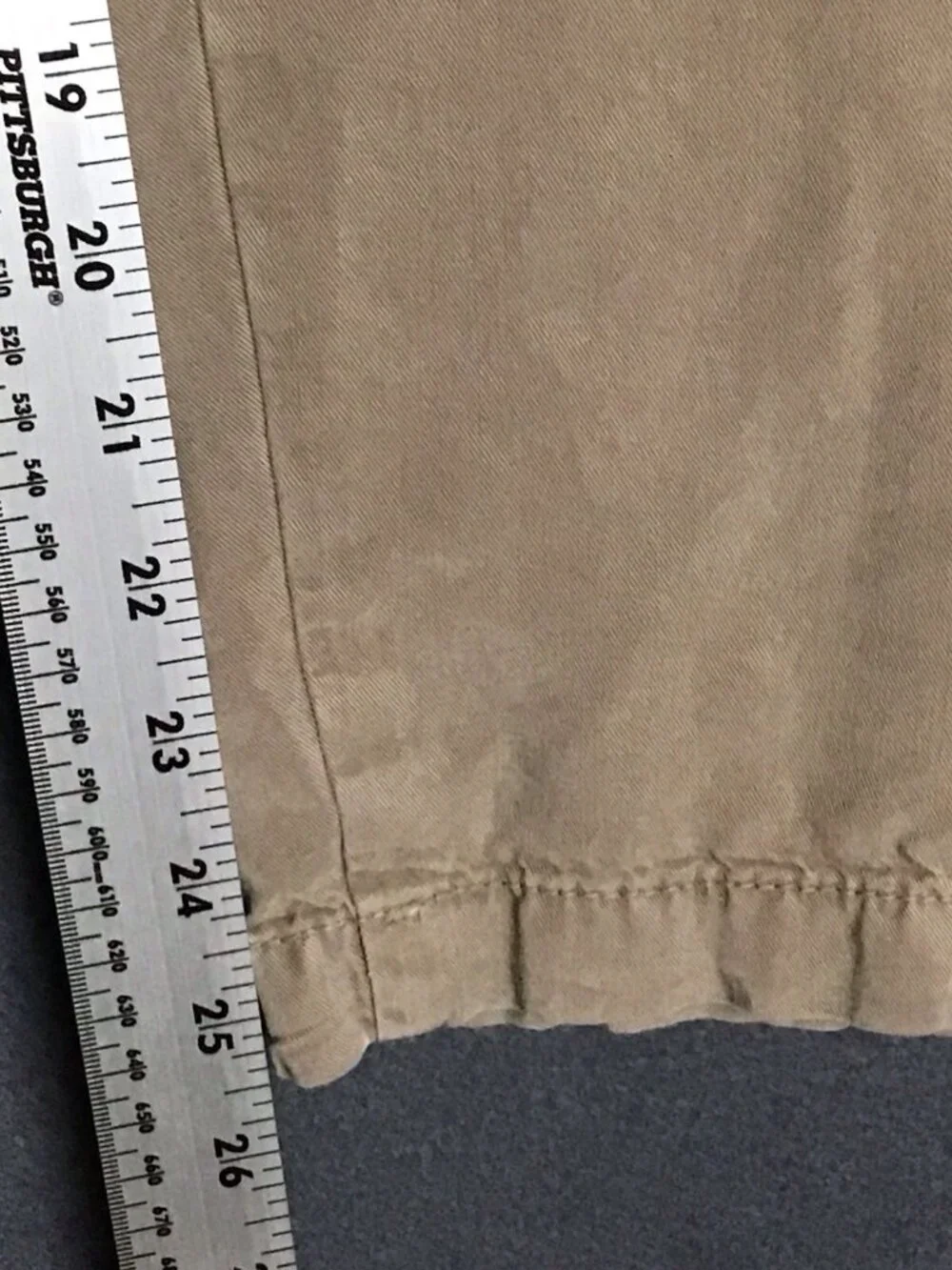 Free People Lottie Jumpsuit M  Tan Neutral Drawstring Waist Straight Leg